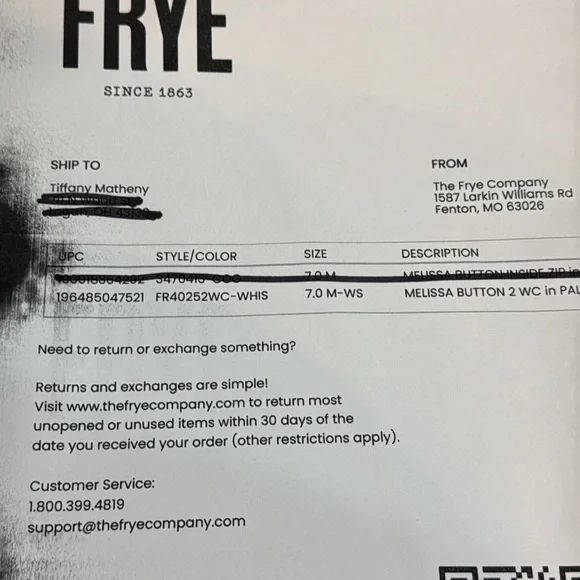 Frye Melissa button 2 wide calf - Picture 11 of 11